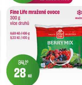 Fine Life mražené ovoce 300 g více druhů