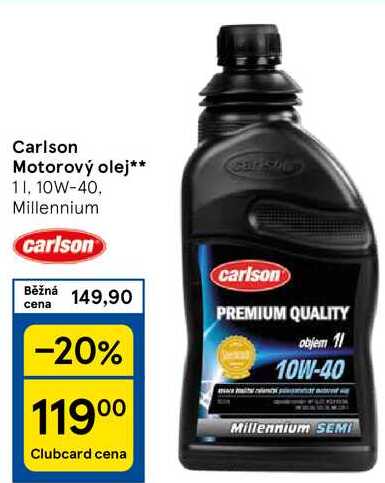 Carlson Motorový olej, 1 l