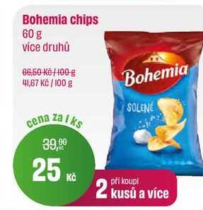 Bohemia chips 60 g více druhů 