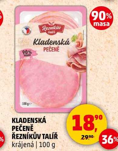 KLADENSKÁ PEČENĚ ŘEZNÍKŮV TALÍŘ, 100 g