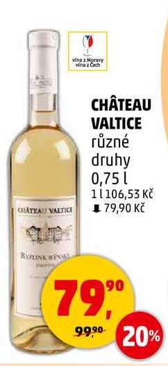 CHÂTEAU VALTICE, 0,75 l