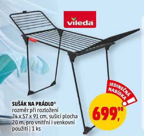 Vileda SUŠÁK NA PRÁDLO, 1 ks