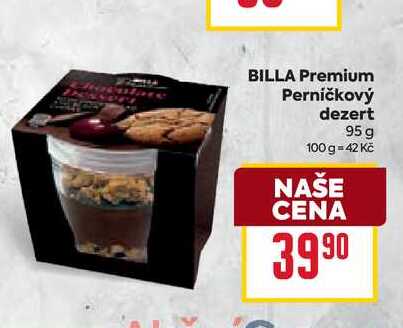 BILLA Premium Perníčkový dezert 95 g