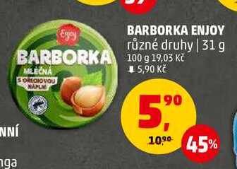 BARBORKA ENJOY, 31 g 