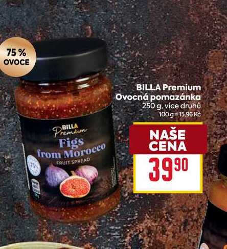 BILLA Premium Ovocná pomazánka 250 g