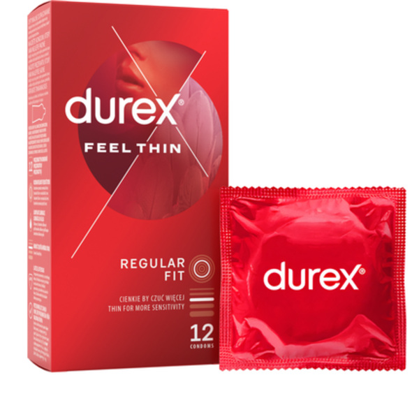 Durex Feel Thin tenké kondomy pro větší citlivost