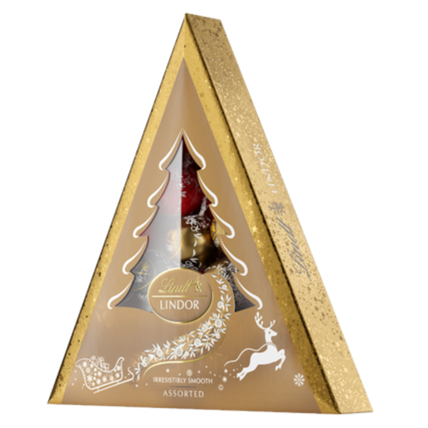 Lindt Lindor Xmas Tree Mix čokoládové pralinky