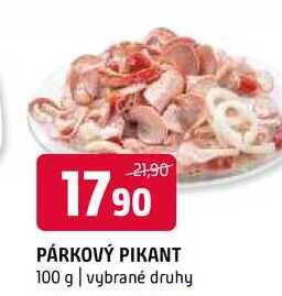 Párkový pikant 100 g vybrané druhy