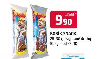 Bobík snack 28-30 g vybrané druhy