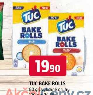 Tuc bake rolls 80 g vybrané druhy 