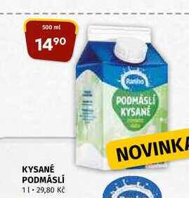 Kysané podmáslí 500ml v akci