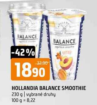 Hollandia balance smoothie 230g