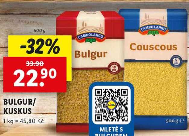 BULGUR/KUSKUS, 500 g