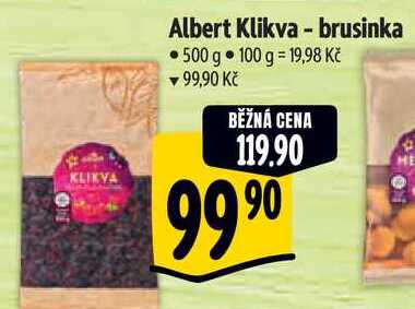 Albert Klikva - brusinka, 500 g