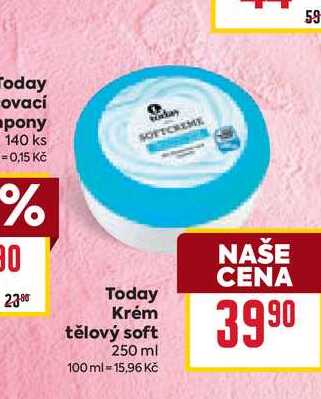 Today Krém tělový soft 250 ml 