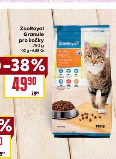 ZooRoyal Granule pro kočky 750 g 