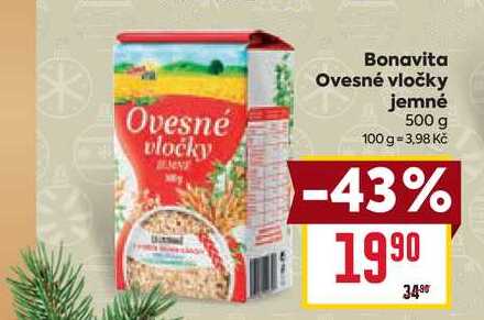 Bonavita Ovesné vločky jemné 500 g 