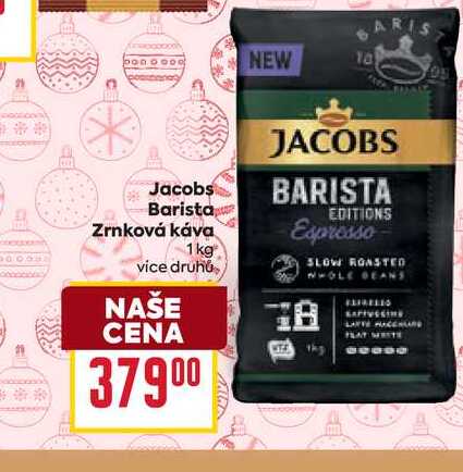 Jacobs Barista Zrnková káva 1 kg  