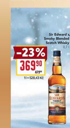 Sir Edward's Smoky Blended Scotch Whisky 0,7l