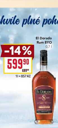 El Dorado Rum 8YO 0,7l