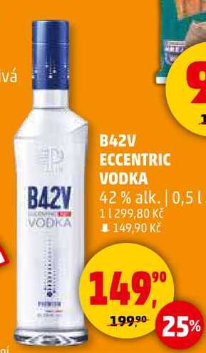 B42V ECCENTRIC VODKA, 0,5 l 