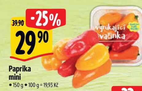   Paprika mini 150 g  