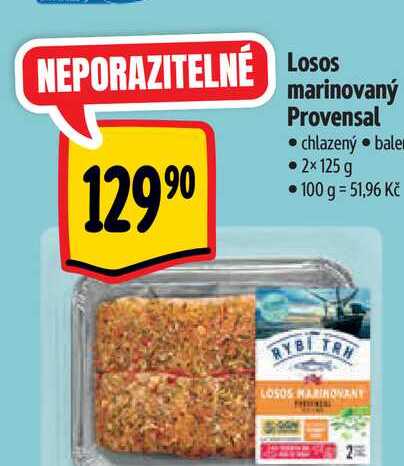   Losos marinovaný Provensal  2x125 g