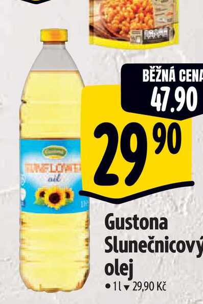  Gustona Slunečnicový olej 1 l