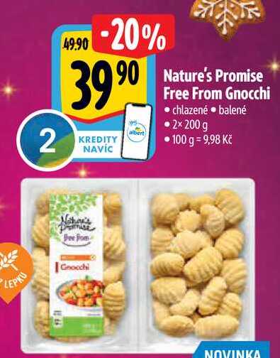   Nature's Promise  Free From Gnocchi   2×200 g  