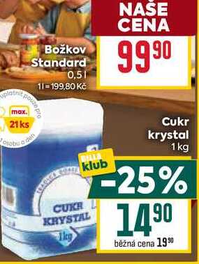 Cukr krystal 1 kg