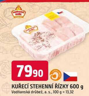 KUŘECÍ STEHENNÍ ŘÍZKY 600 g 