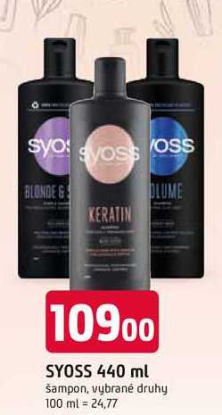 SYOSS 440 ml šampon