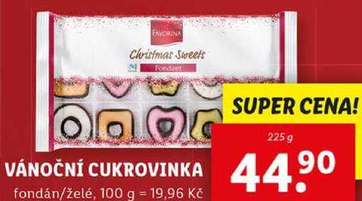 VÁNOČNÍ CUKROVINKA, 225 g