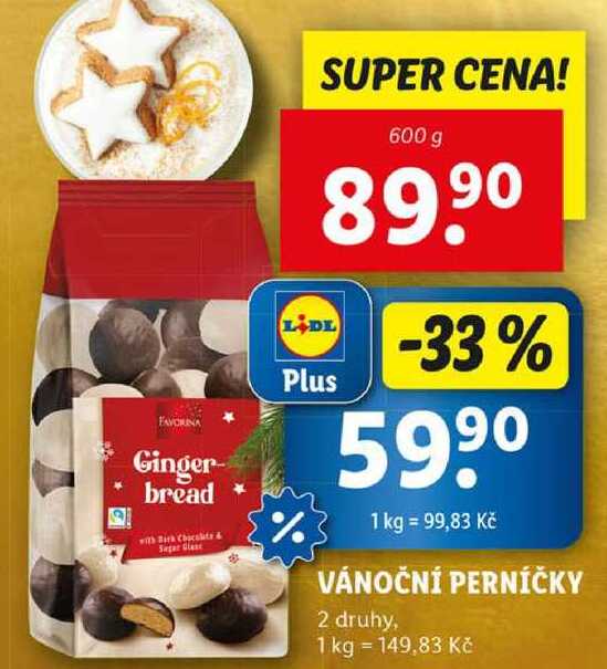 VÁNOČNÍ PERNÍČKY, 600 g