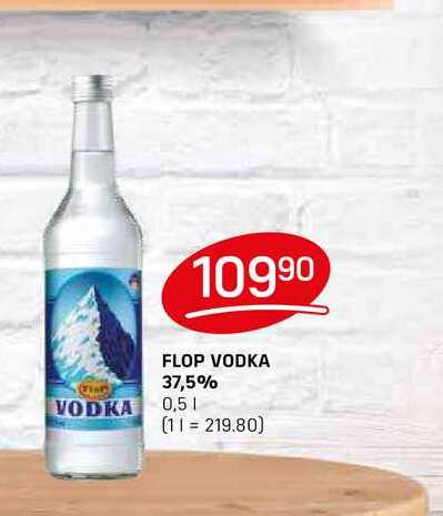 FLOP VODKA 37,5% 0,5l