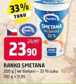 Ranbo smetana 200g