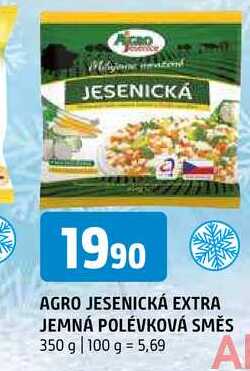 Agro jesenická extra jemná polévková směs 350g