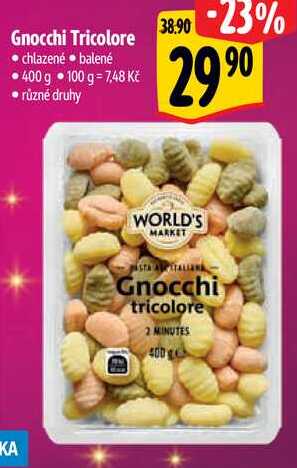 Gnocchi Tricolore, 400 g