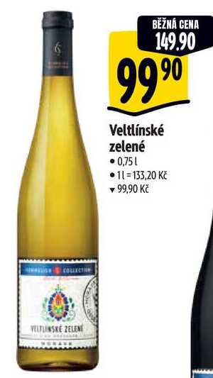 Veltlínské zelené, 0,75 l