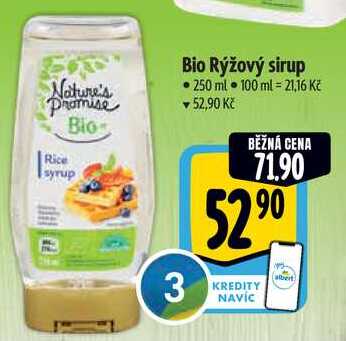 Bio Rýžový sirup, 250 ml 