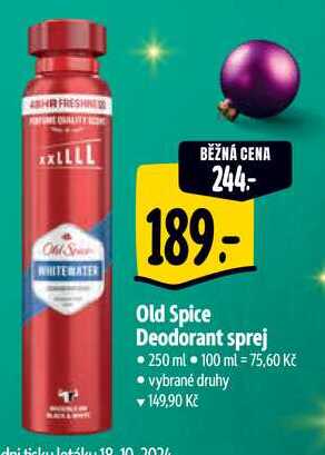 Old Spice Deodorant sprej, 250 ml 