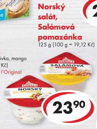 Norský salát, Salámová pomazánka, 125 g 