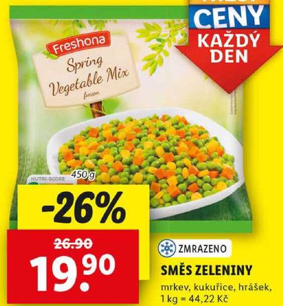 SMĚS ZELENINY, 450 g