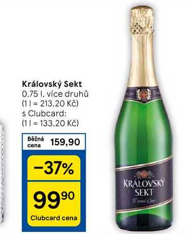 Královský Sekt, 0.75  l