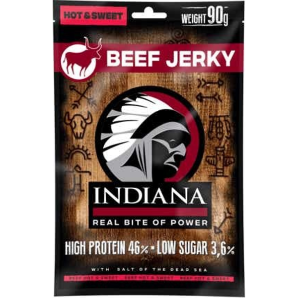 Indiana Jerky Hovězí Hot & Sweet