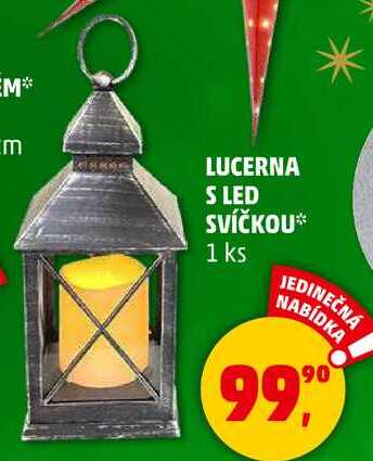 LUCERNA S LED SVÍČKOU, 1 ks 