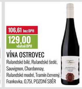 VÍNA OSTROVEC 0,75l