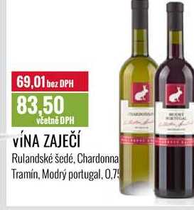 VÍNA ZAJEČÍ 0,75l