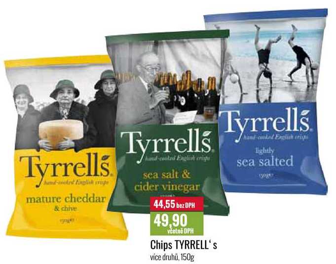 Chips TYRRELL's 150g