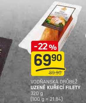 UZENÉ KUŘECÍ FILETY 320 g 